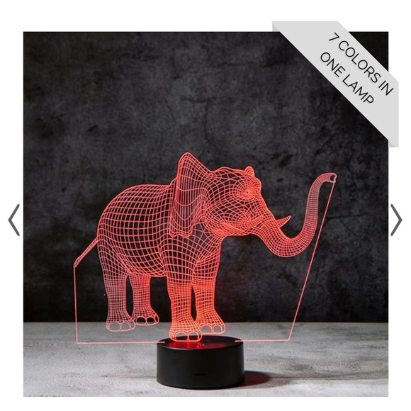 ELEPHANT 3D ILLUSION LAMP - Picture 5 of 11